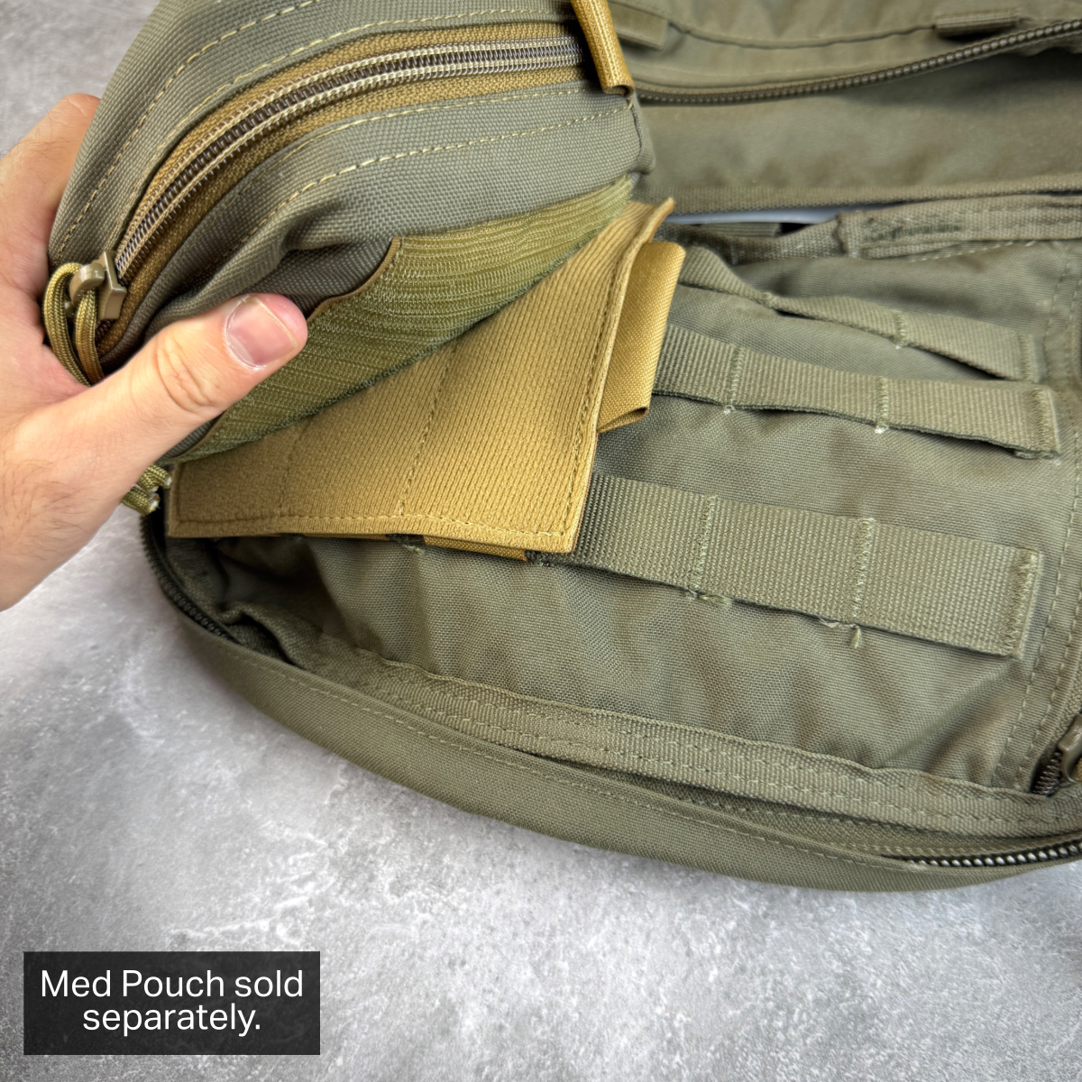 MOLLE/PALS Docking Panel For Med Pouch