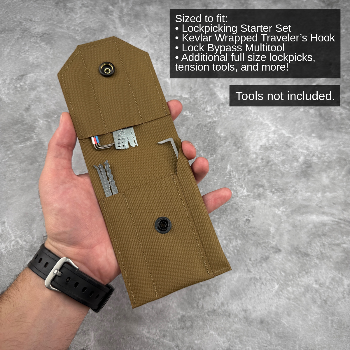 Deluxe Full Size Lockpick Case